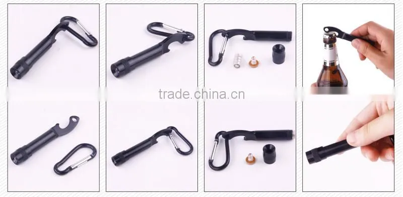 mini led flashlight with carabiner