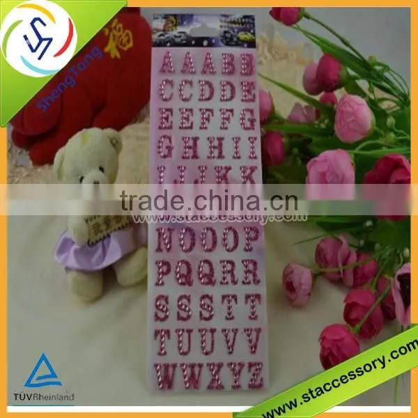 wholesale DIY glitter gold letter stickers