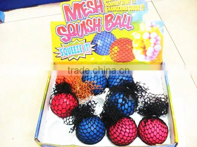 6cm soft Squishy mesh ball Fidget Toys