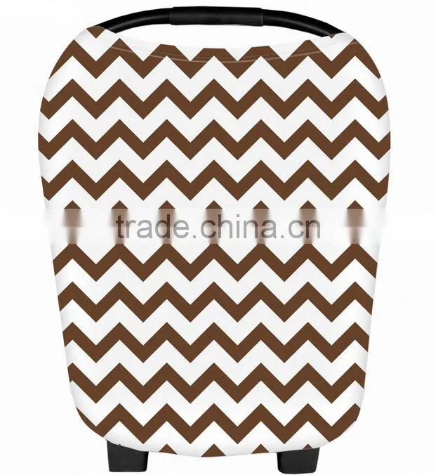 Organic Cotton Breathable Nursing Scarf Cover Up for Breastfeeding and Baby Car Seat Cover