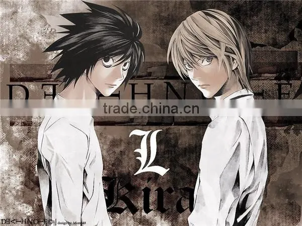 Japanese Anime Death Note L Cross Pendants Death Note Necklace Wholesale Fashion Jewelry
