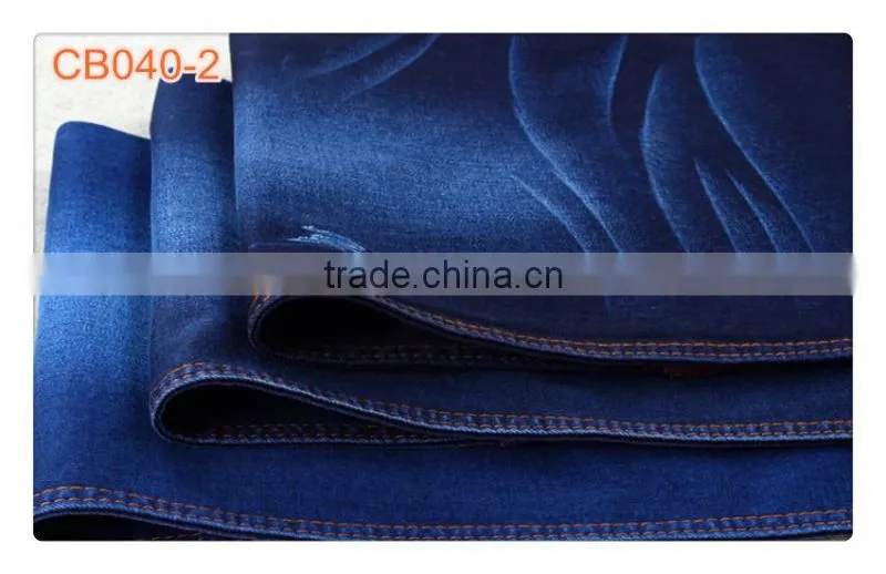 Certificated Unique Color organic denim fabric