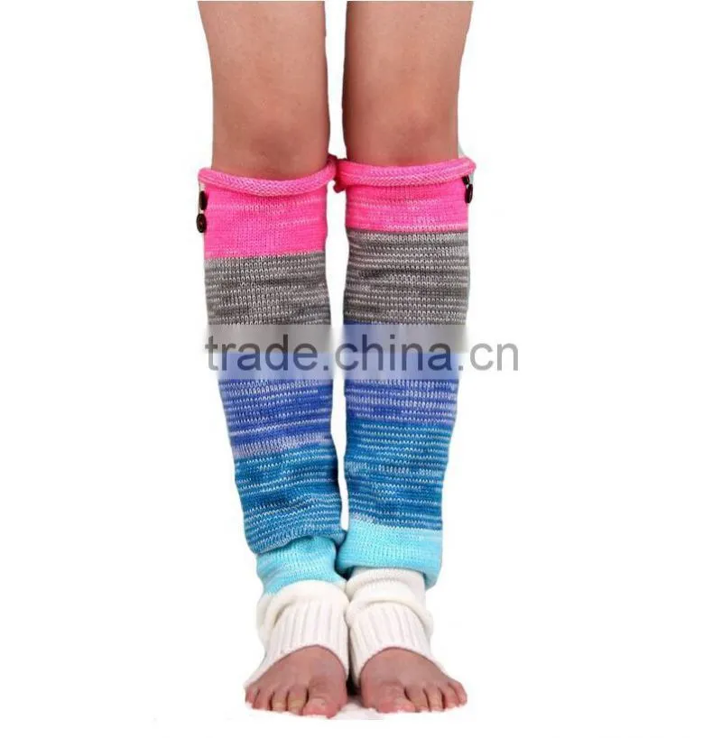 High Quality Woman Knitted Wool Boot Socks, Knitted Leg Warmers
