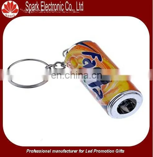 beer bottle jar shape led projector keychain