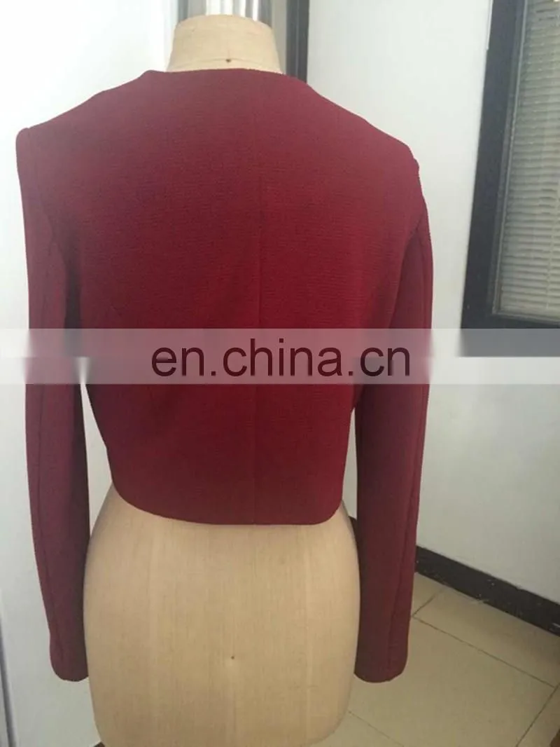 Wholesale 2016 Women Autumn-Summer Stitching Short Coat Women Jacket