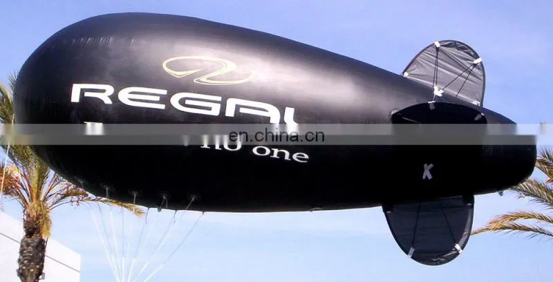 inflatable airship,big orange inflatable blimp,inflatable helium airship for promotion