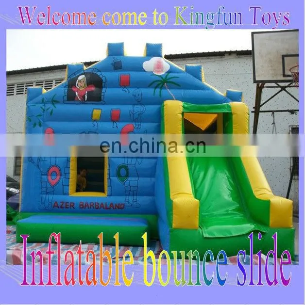 Pirate inflatable bounce house combi