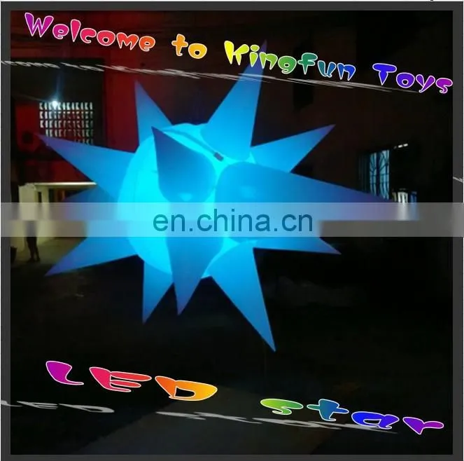 2014 Pub/club inflatable LED decoration star