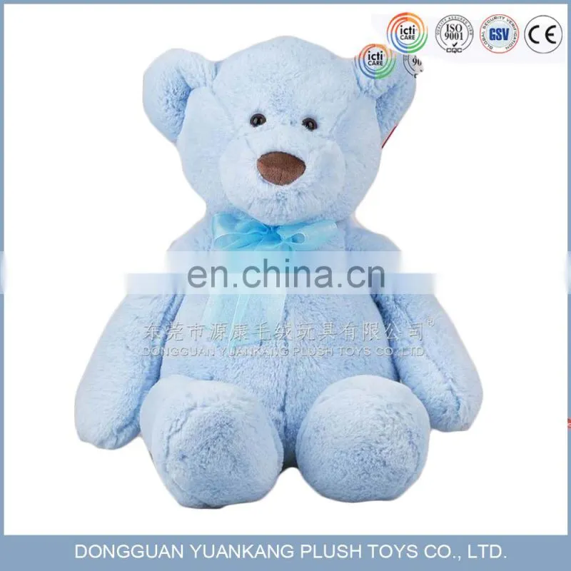 100% cotton wholesale colorful small pink and blue, light brown teddy bear plush soft toy