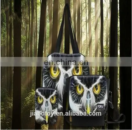 Hot Sale design Cat Backpack school bag animal cartoon school bag pillow for adults