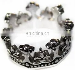 2014 fashion stainless steel jewelry with skull rings design