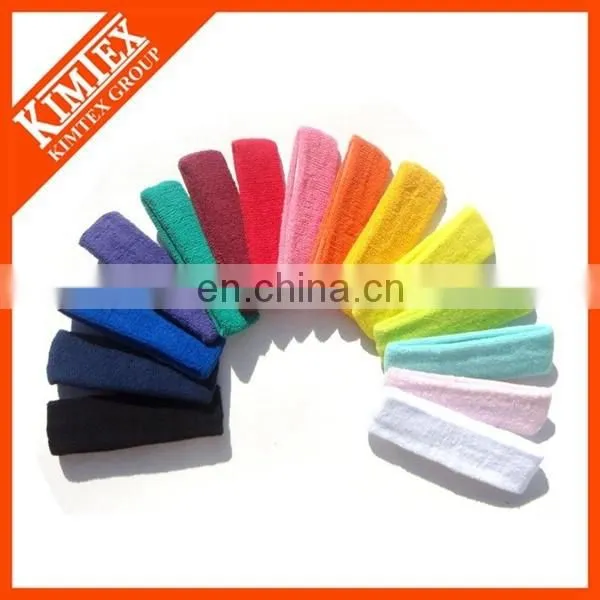 Wholesale Custom Terry Sports Sweatband