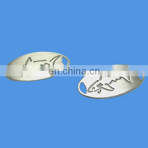 bag custom shape crown metal tag