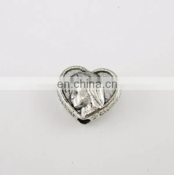 Heart Shape Virgin Mary Rosary Medal Beads