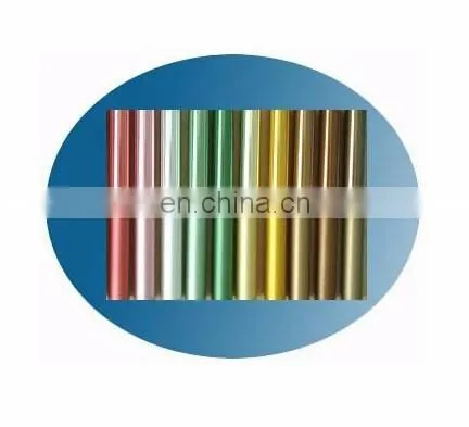 22mm aluminium alloy pipes tubes 7075 t6 with different colour price per kg