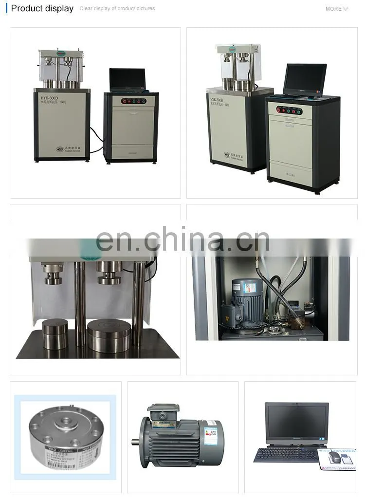Automatic Microcomputer serv digital compression testing machine 300KN