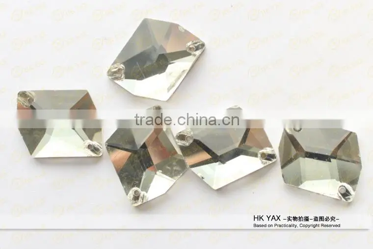 1210L Shiny tear shaped 7*12mm crystal sew on stones,sew on crystal stones,sew on stones crystal for garments