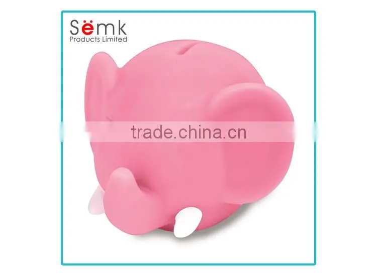 Plastic pvc vinyl coin bank animal shaped money saving box