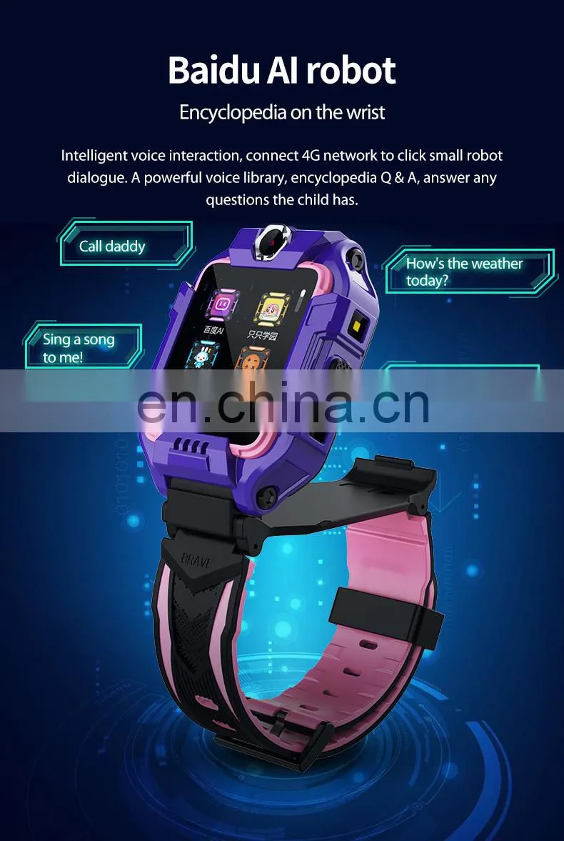 Children's smartphones watch full Netcom 4G primary school students video touch screen photos GPS positioning waterproof
