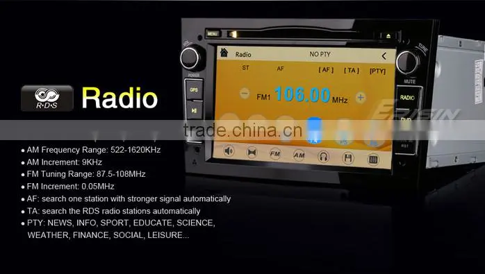 Erisin ES7681P 7" Special Car DVD GPS 3G Signum 2003
