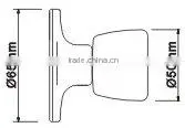 ANSI Grade 3 Tubular 304SS fire rated door lock