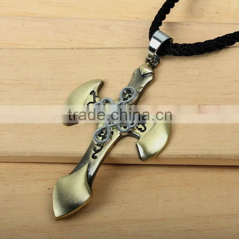 Titanium steel fashion accessories processing cross
