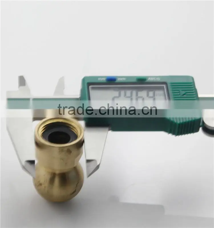Brass shower head ball joint