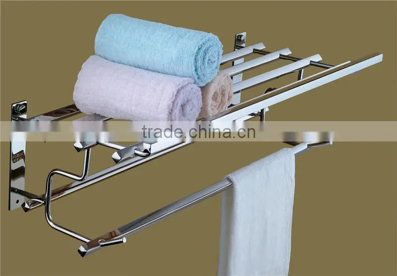 Wesda high quality stainless steel bathroom bath towel shelf A093