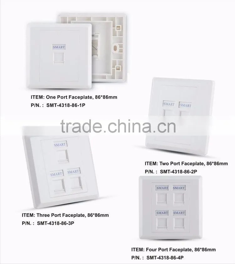RJ45 Wall Plate network 86 type
