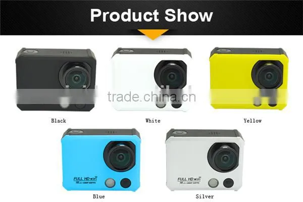 2.0inch 50M Waterproof RF Remote 2K WIFI Action Camera With 1920x1440@30FPS 1920x1080@60FPS 1280x720@120FPS