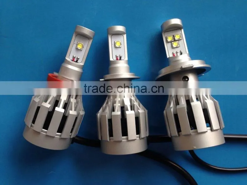 60W 6000LUMENS LED HEADLIGHT H4 Hi lo Bixenon Headlight Replacement 50w halogen light