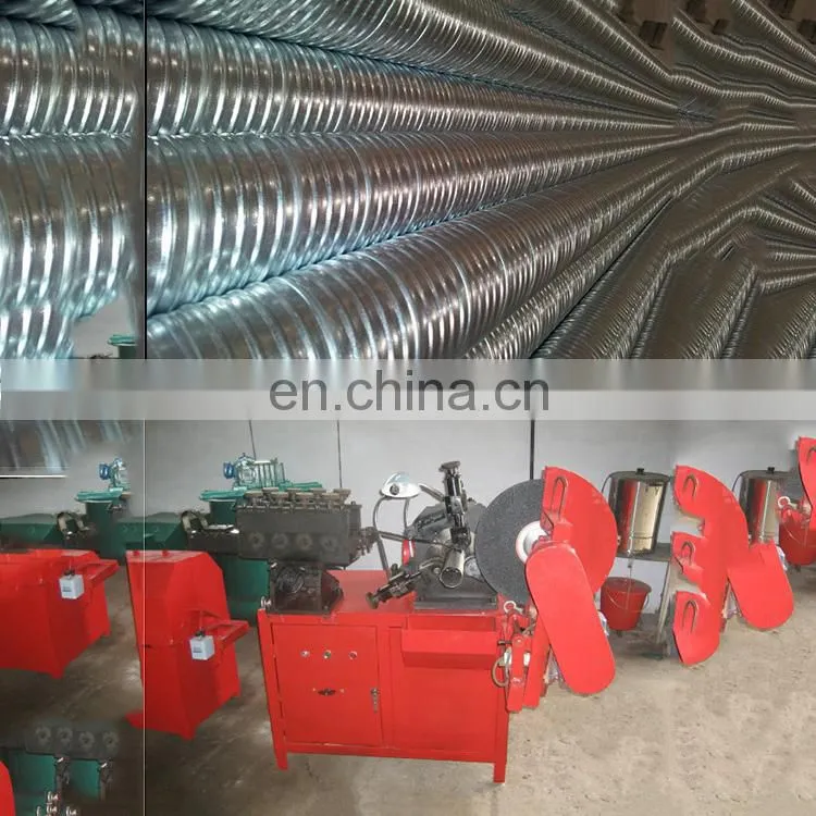New launched products Speed 1440r/min ventilation square duct making machine Specific use construction and bridge