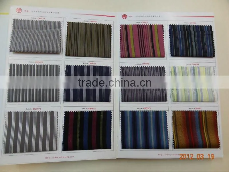 Polyester Viscose yarn dyed suit sleeve lining