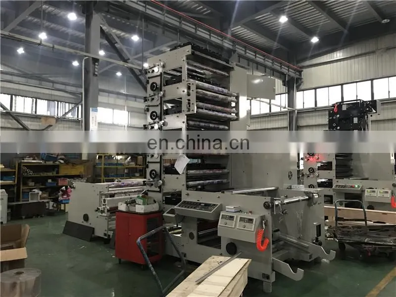 UTR650 HDPE HDPP polyethylene film flexographic printing machine, paper napkin reel roll flexo printer machinery