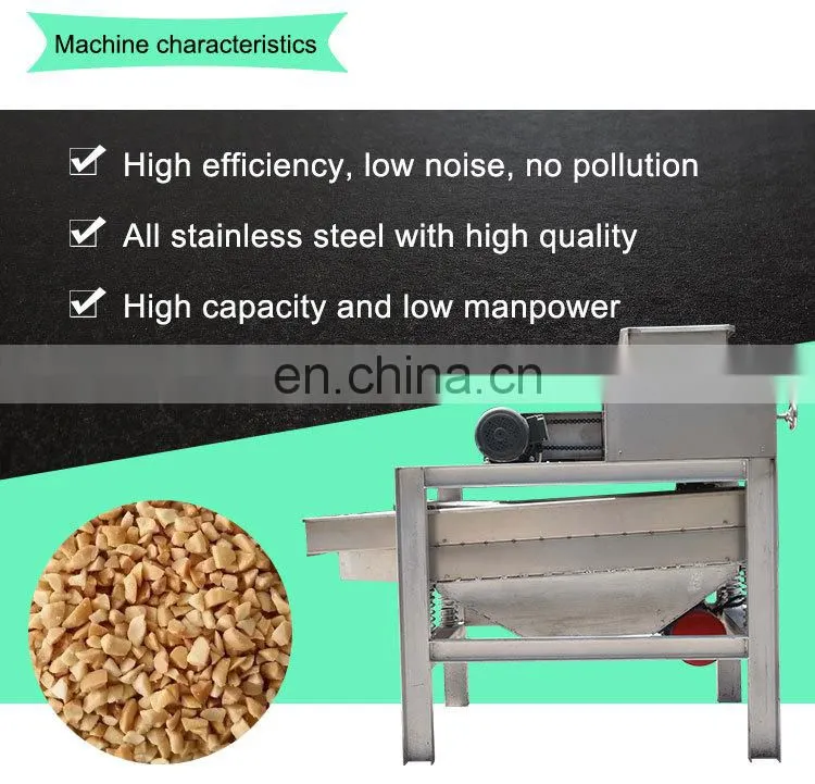 Hot Sale Automatic Peanut Crushing Almond Chopping Chestnut Cutting Machine Nut Dicing Chopper Machine
