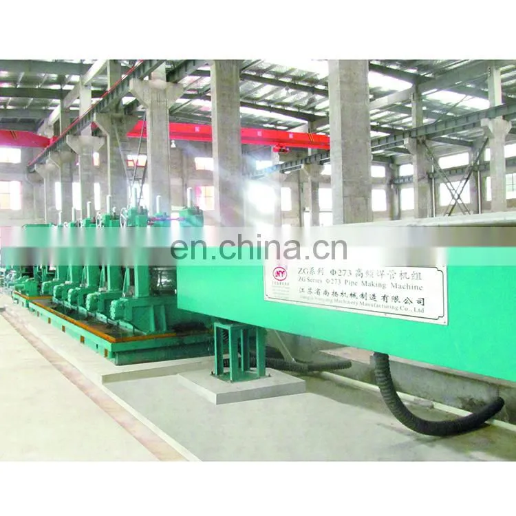 Nanyang wholesale API erw round tube mill equipment pipe finishing mill machinery for wire rack
