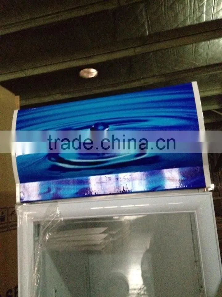 Supermarket showcase refrigerators 198L