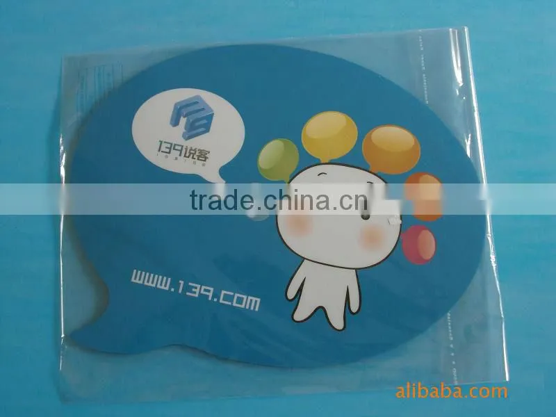 custom die cut shape fabric mouse pad, promotional neoprene mouse pad