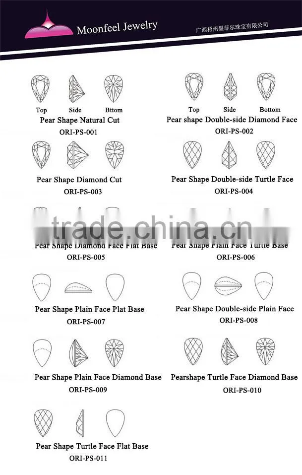 blue spinel pear shape gemstone beads