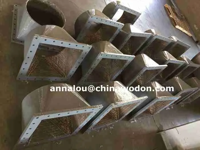 Wodon CCO wear resistant pipe system for coal power plant