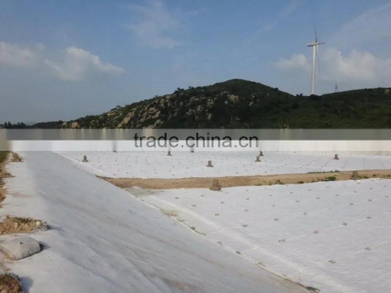 PP Long fibers or short staple fiber needle punched nonwoven geotextile price