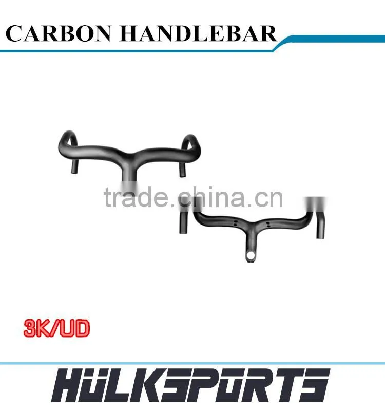 wholesale drop handlebar T700 carbon racing handlebar 3K/UD carbon bicycle handlebar
