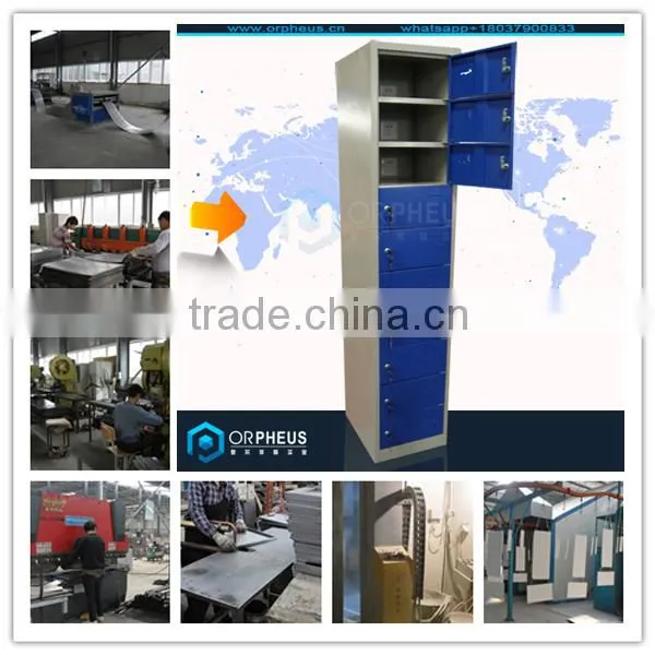 OEM steel school lockers office furniture metal Locker cellphone locker charging station cabinet