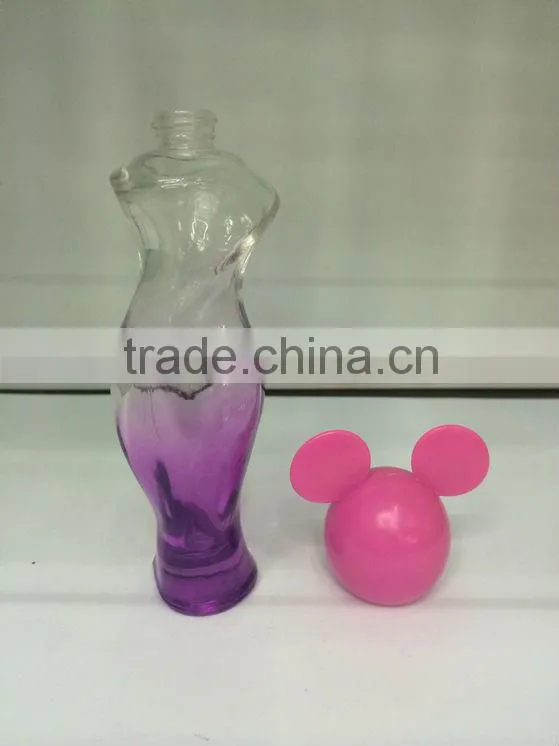 Hello Kitty Head Glass Perfume Bottles