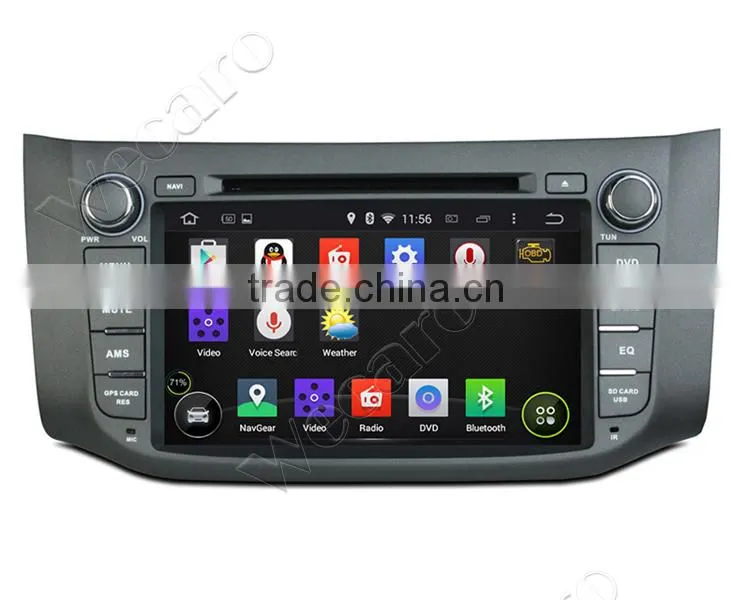 Wecaro WC-NU8053 android 4.4.4 car dvd for nissan sylphy car audio 2012 2013 2014 3G wifi playstore