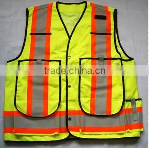 high visibility reflective vest safety vest ANSI reflective clothing