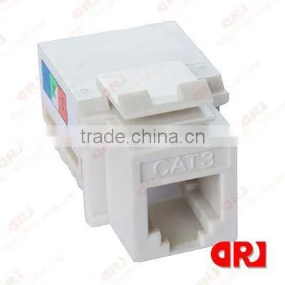 high quality Cat3 UTP rj11/rj12 voice keystone jack
