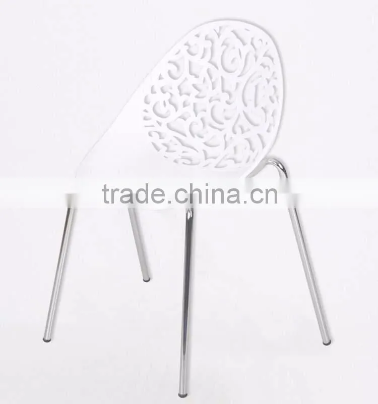 New Product Cheap Hotel Dinning Wedding PP Plastic Hollow Metal Price Steel Banquet Chair