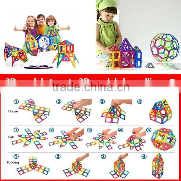 Magnetic toys for children blocks learning and educational toys