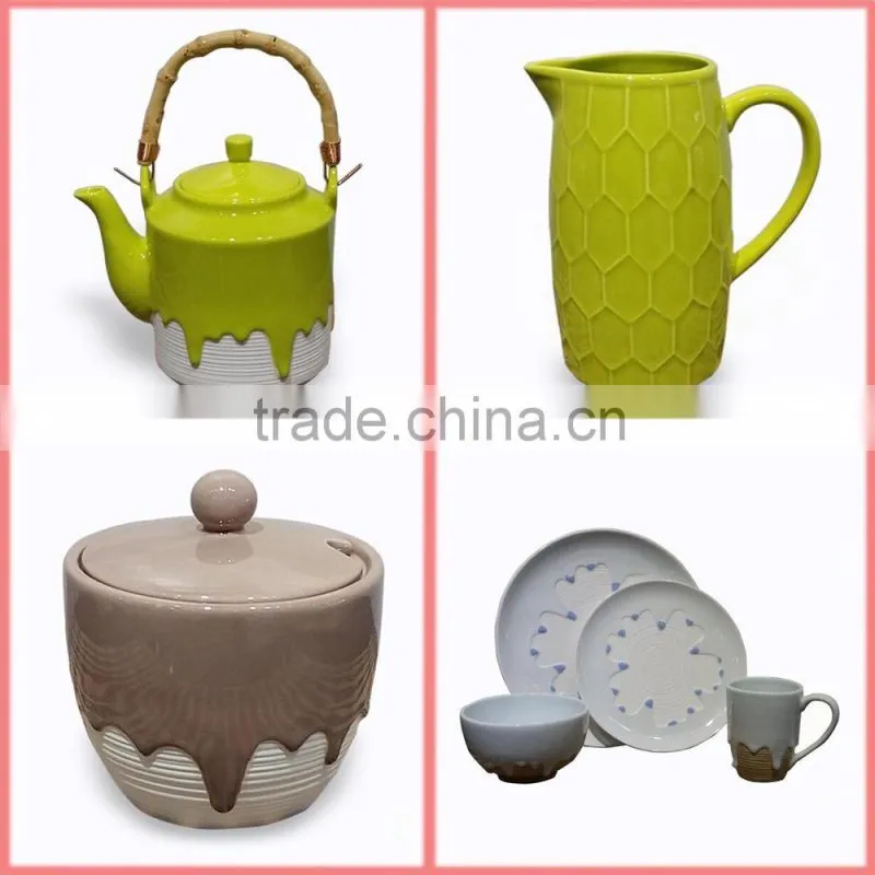 Ceramic soup bowl with lid wholesale